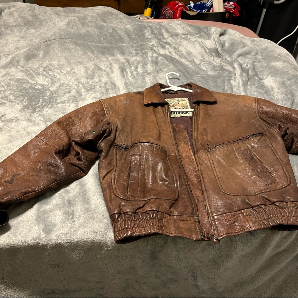 New Zealand Outback leather jacket
